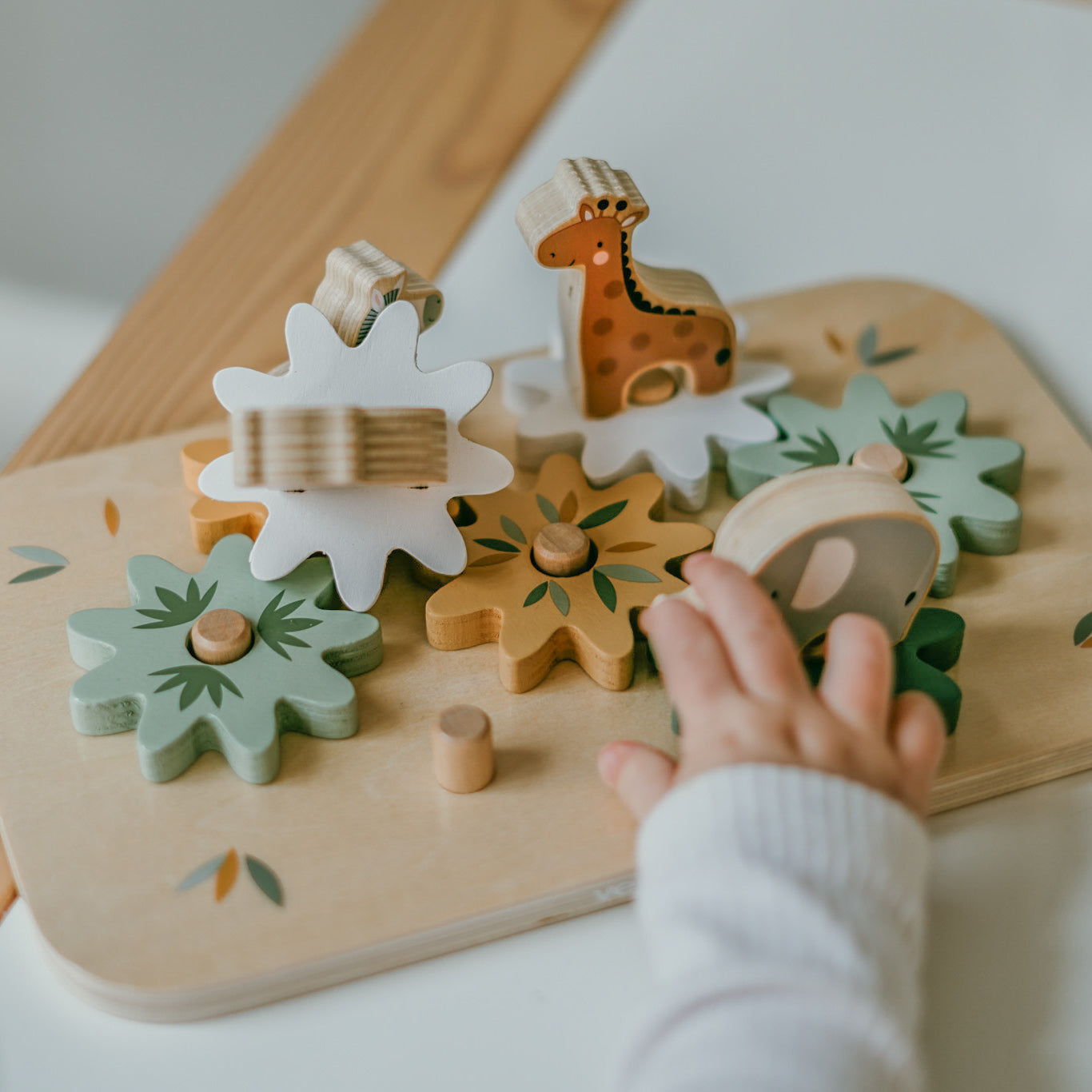 Safari Animals Cog Board