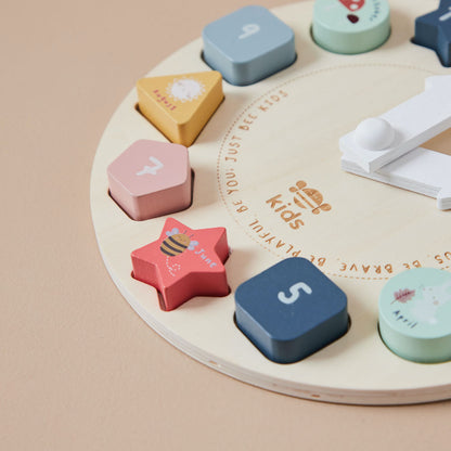 Wooden Clock Puzzle