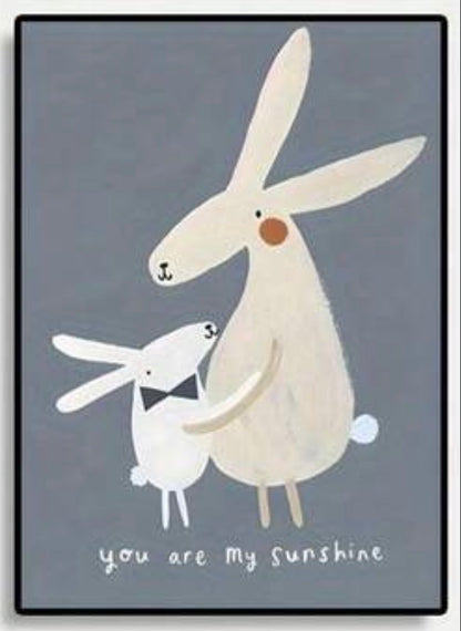 Scandi Animal Nursery Print - Set of 3