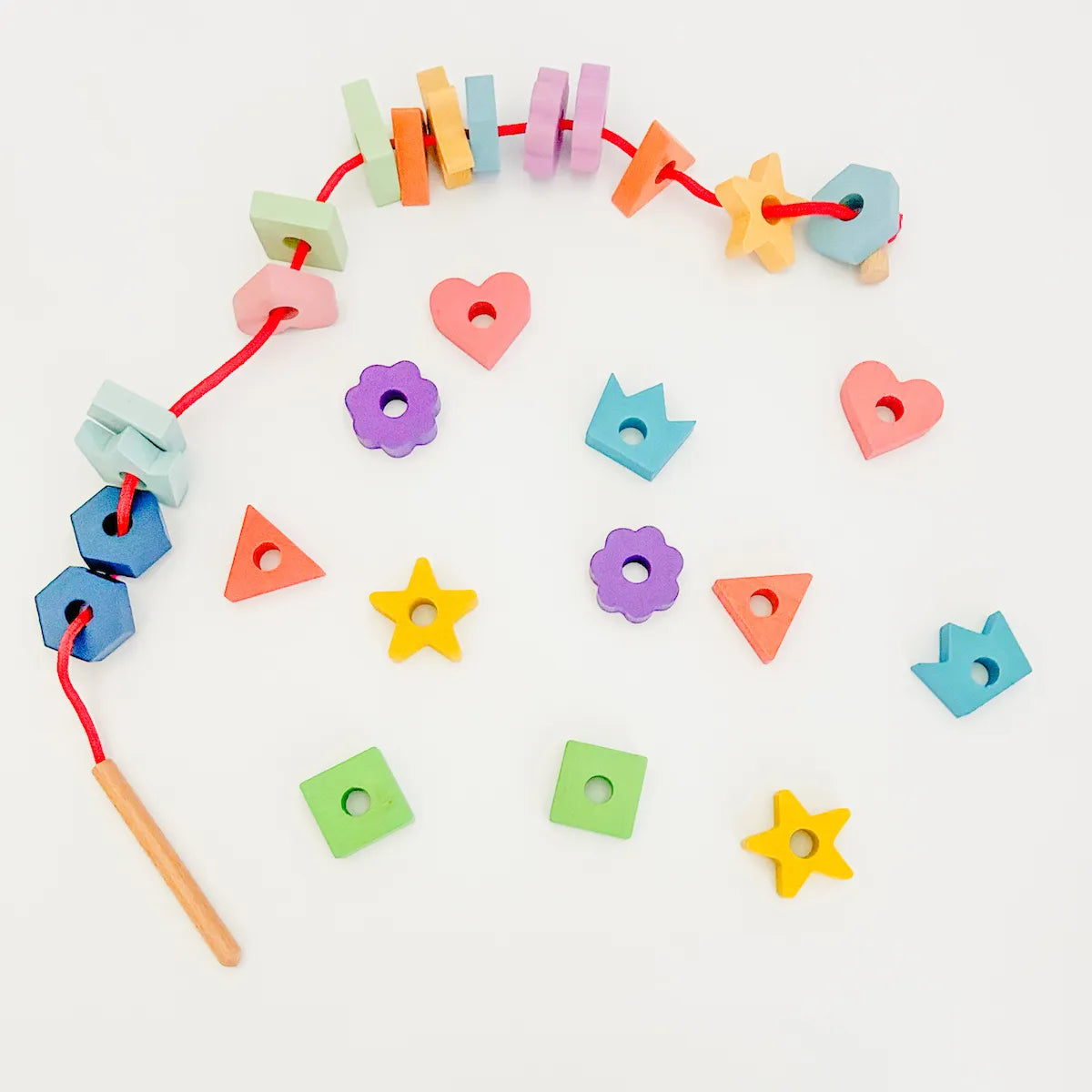 Wooden Threading Toy