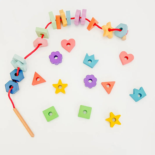 Wooden Threading Toy
