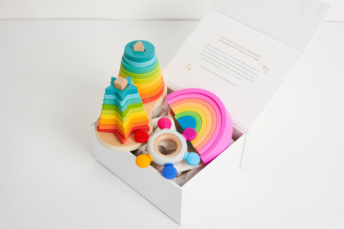 Stack and Play Set - Rainbow