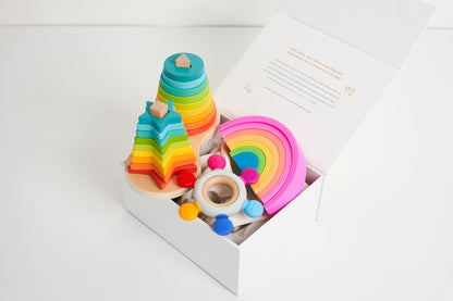 Stack and Play Set - Rainbow