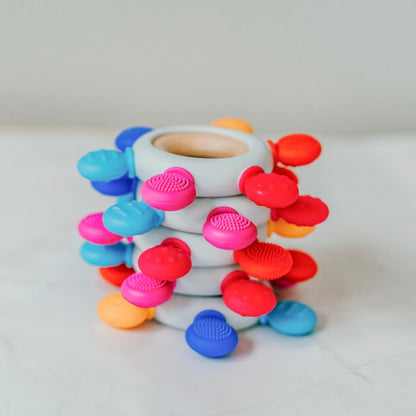 Multi-Textured Teething Ring