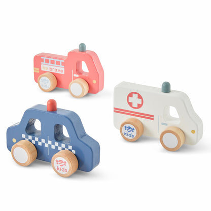 Wooden Emergency Vehicle Toys