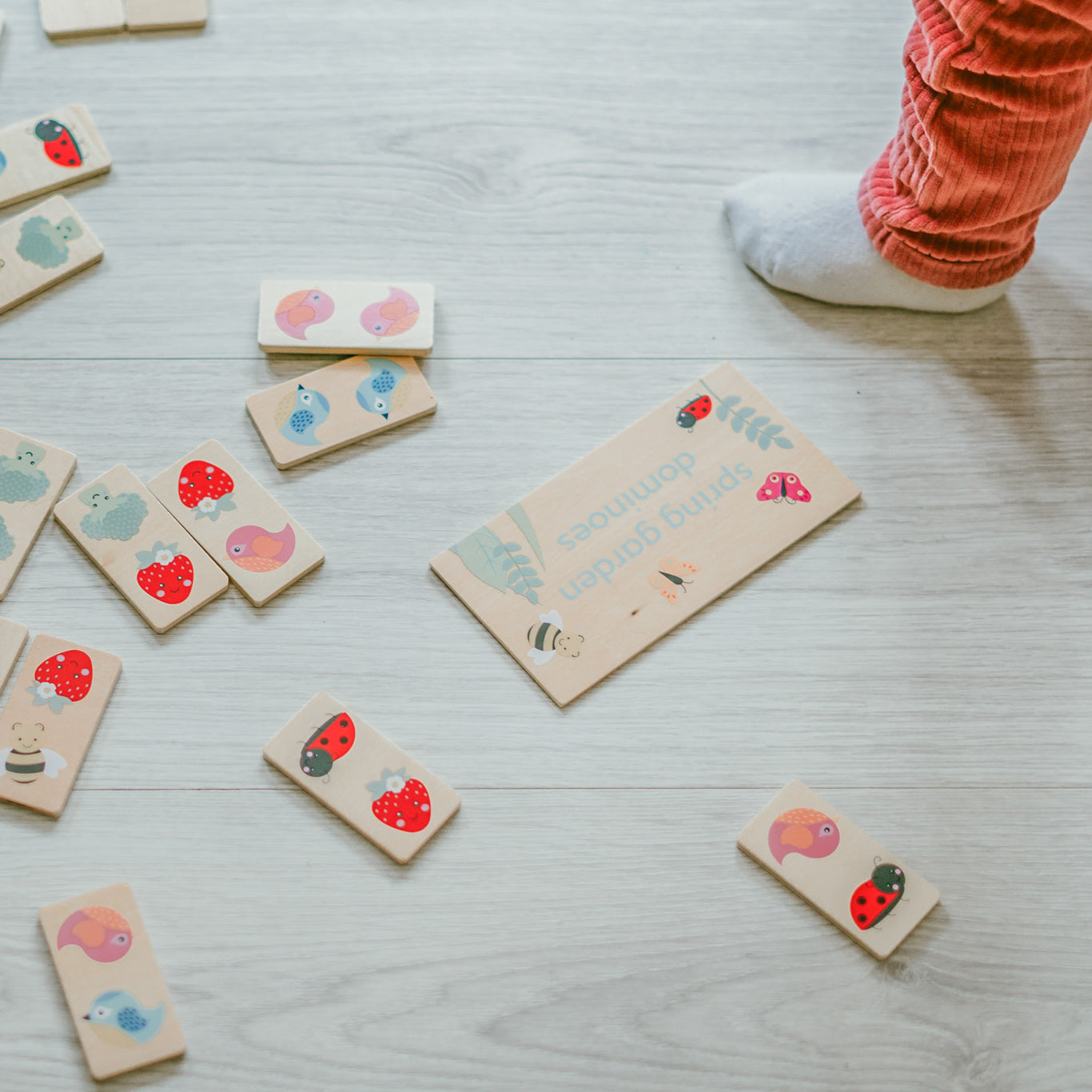 Spring Garden Dominoes