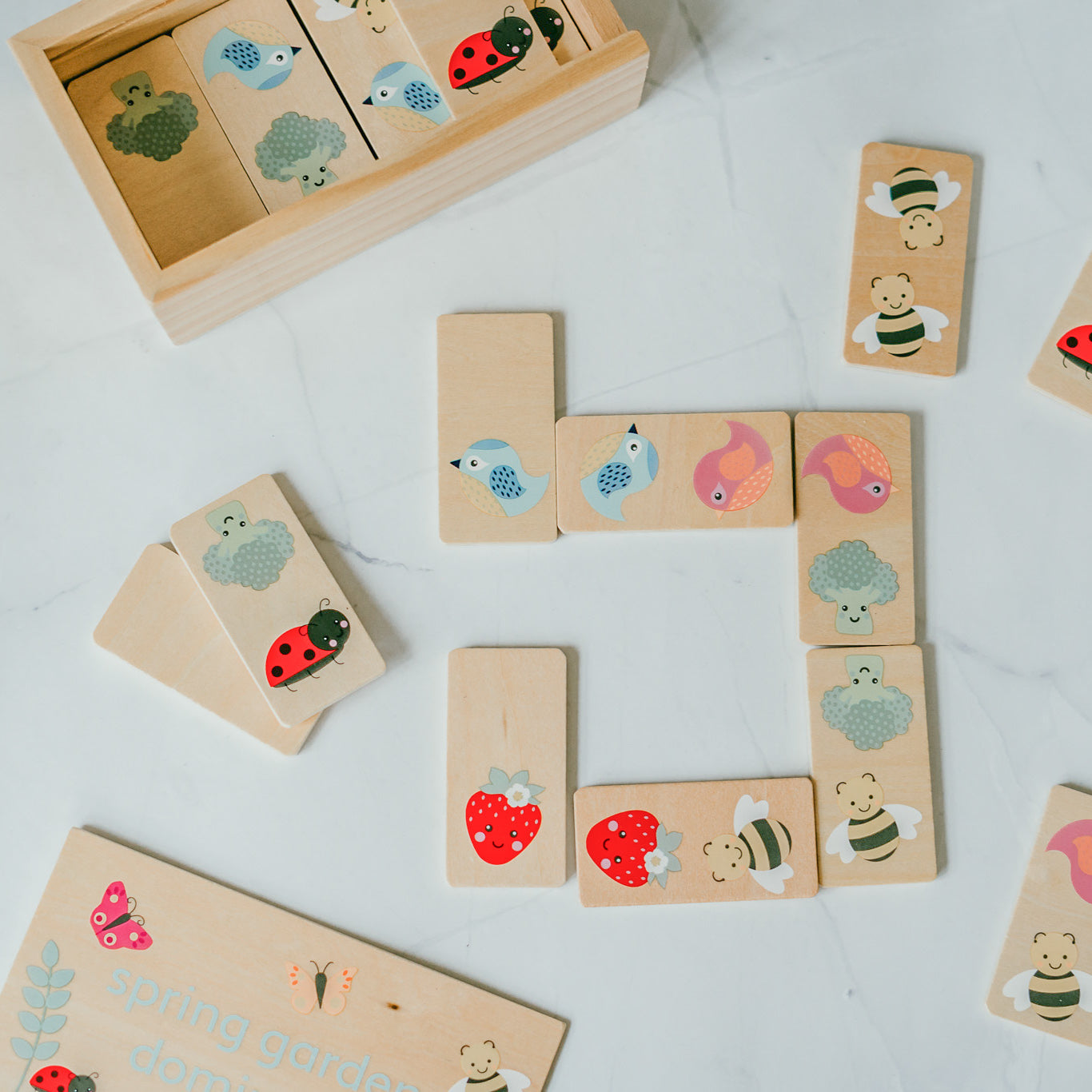 Spring Garden Dominoes