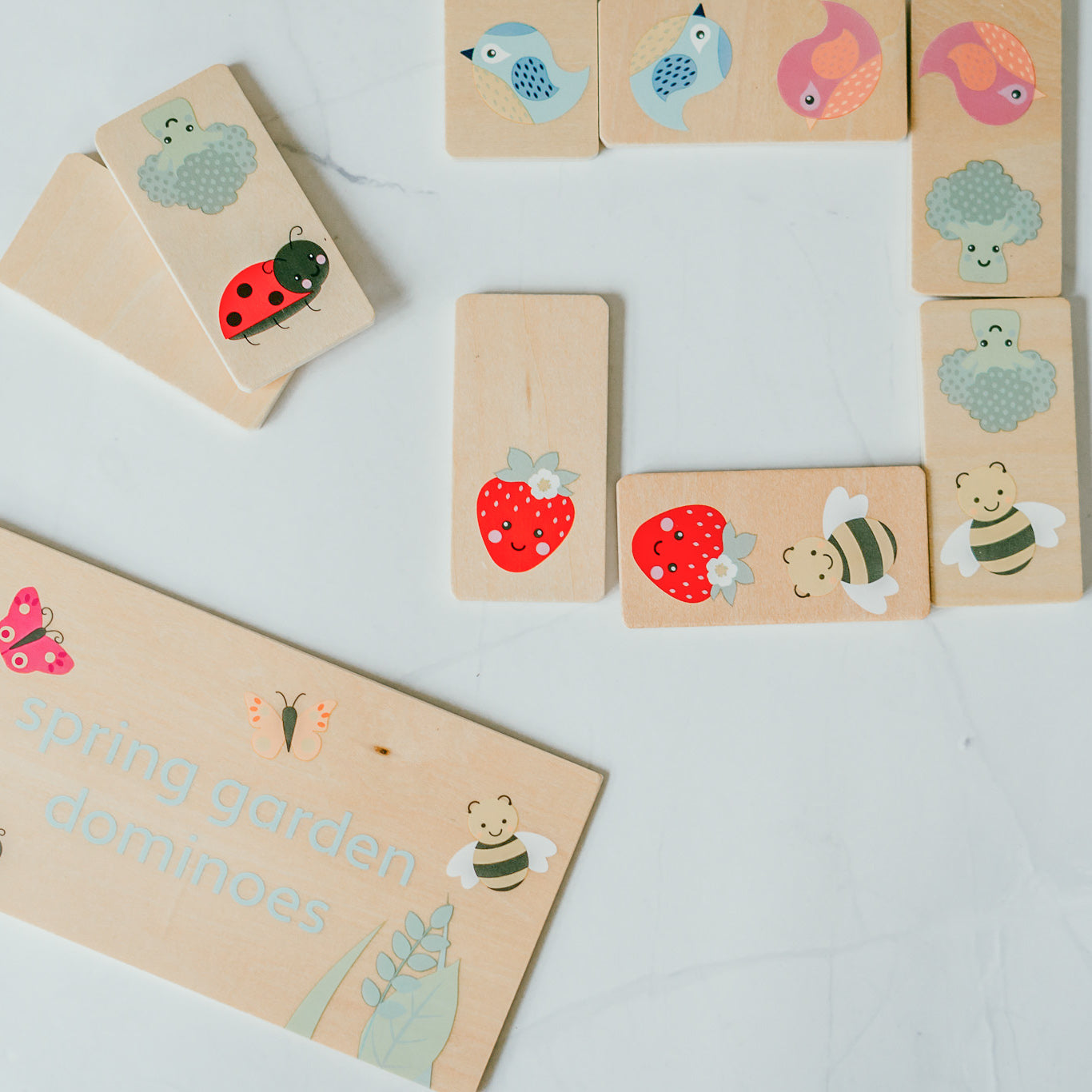 Spring Garden Dominoes