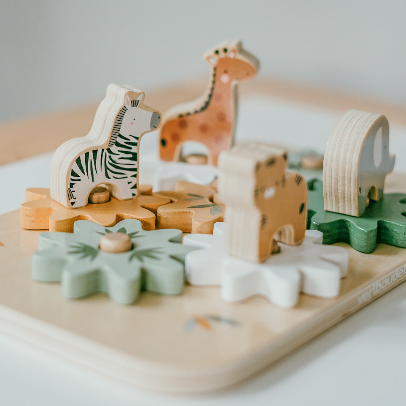 Safari Animals Cog Board