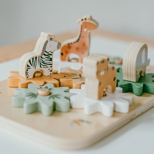 Safari Animals Cog Board